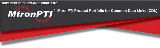 MtronPTI的通用數據鏈路產品組合(CDL)