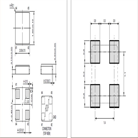 京瓷數字家電晶振,CX2016DB20000D0FLJCC,CX2016DB石英振動子
