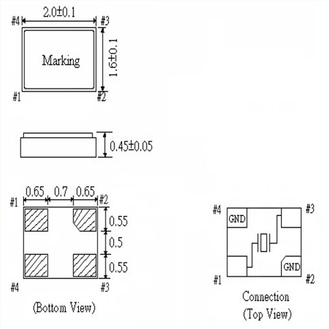 FCD-Tech無源諧振器,F2016A-30-20‐K‐16‐F-40.000MHz,6G移動電話晶振