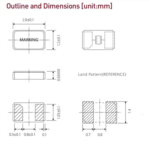 6G移動通信晶振/XTL74時鐘晶振/XTL741-S999-298/希華音叉諧振器