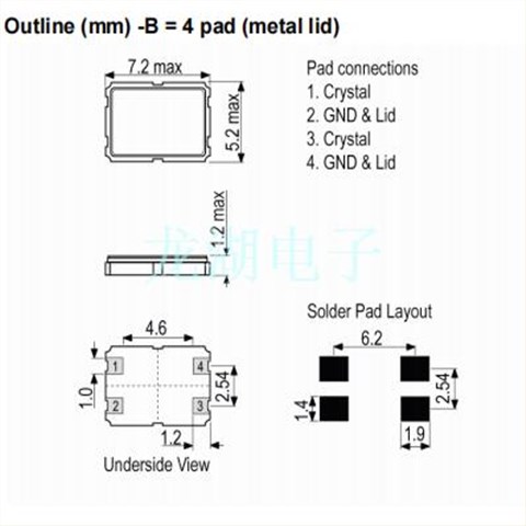 LFXTAL026380REEL,IQD晶振,12SMX-B,環(huán)保石英晶振