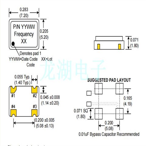 C3290-10.000,瑞斯克電子,5V晶振,石英晶振